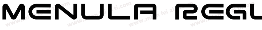MENULA Regular字体转换